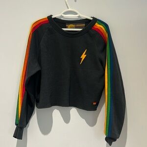 Cropped Aviator Nation sweatshirt, Size M